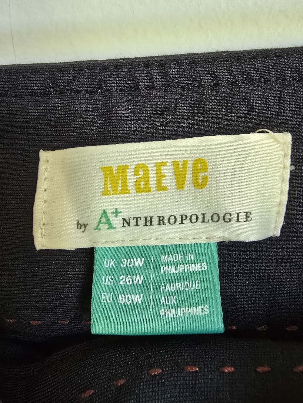 Anthropologie NEW Maeve Eve Ponte Wide Leg Animal Print Cropped Pants SZ 26 26W - Picture 7 of 9
